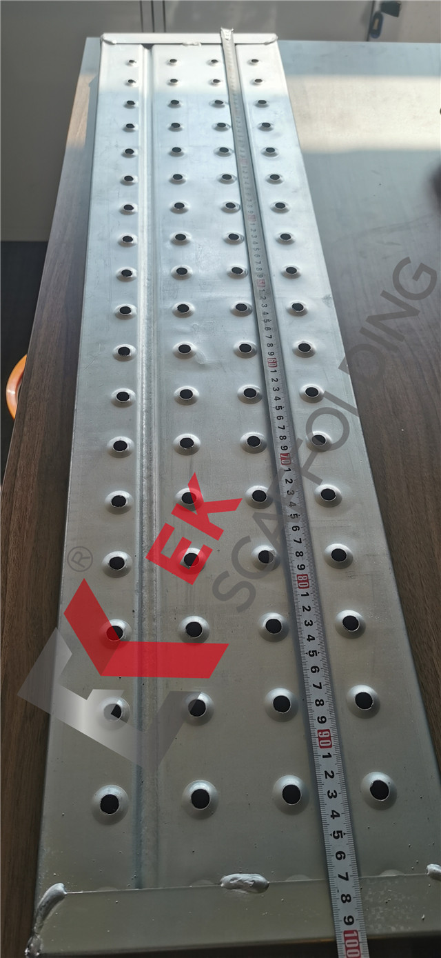 Fábrica chinesa BS12811 andaimes placa de metal pré-galvanizado andar prancha de aço da plataforma